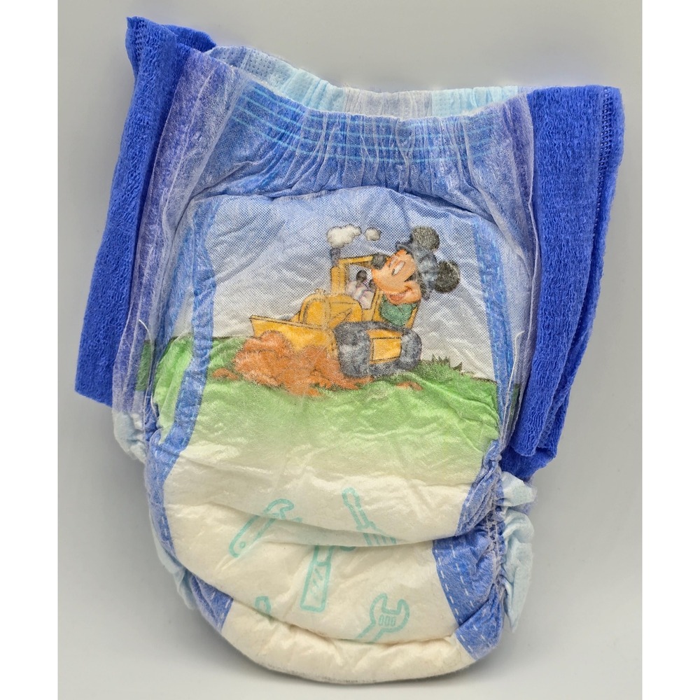 Vintage 2003 Disney Mickey Mouse 1 Pull-Up Diaper Training Pants Construction 1T